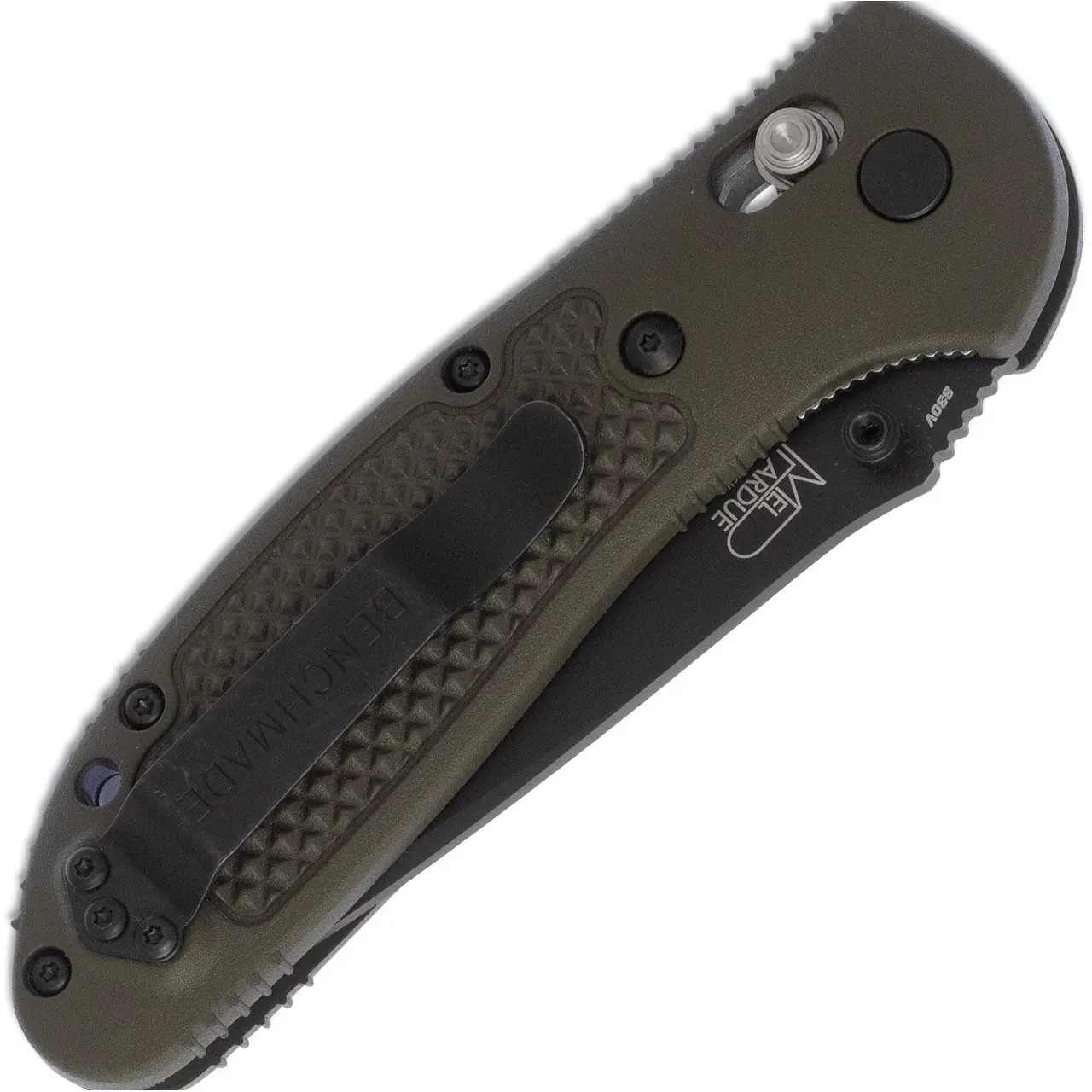 Benchmade Griptilian Axis Lock OD Green Noryl GTX Handle Black Blade ...