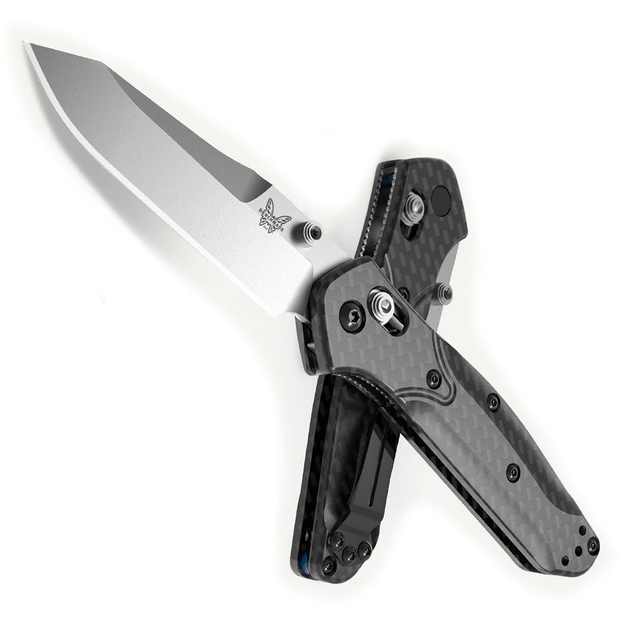 Benchmade Mini Osborne Axis Lock Carbon Fiber Handle Satin S90V