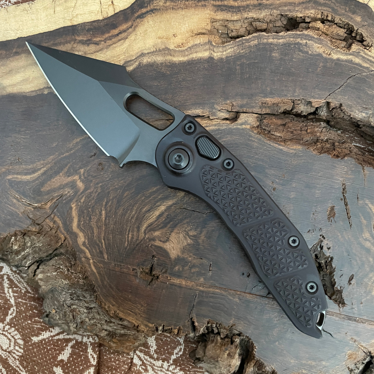 Microtech Borka Stitch Auto S/E Shadow DLC Standard DLC Hardware