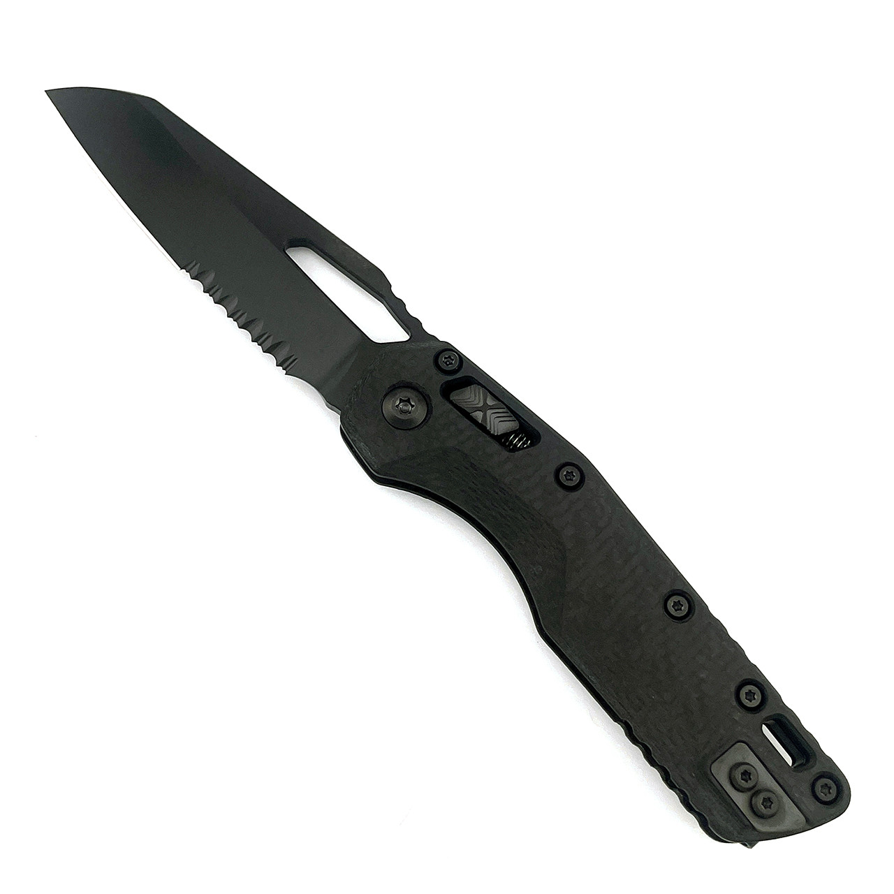 Microtech MSI RAM-LOK S/E Carbon Fiber DLC Serrated w/ DLC
