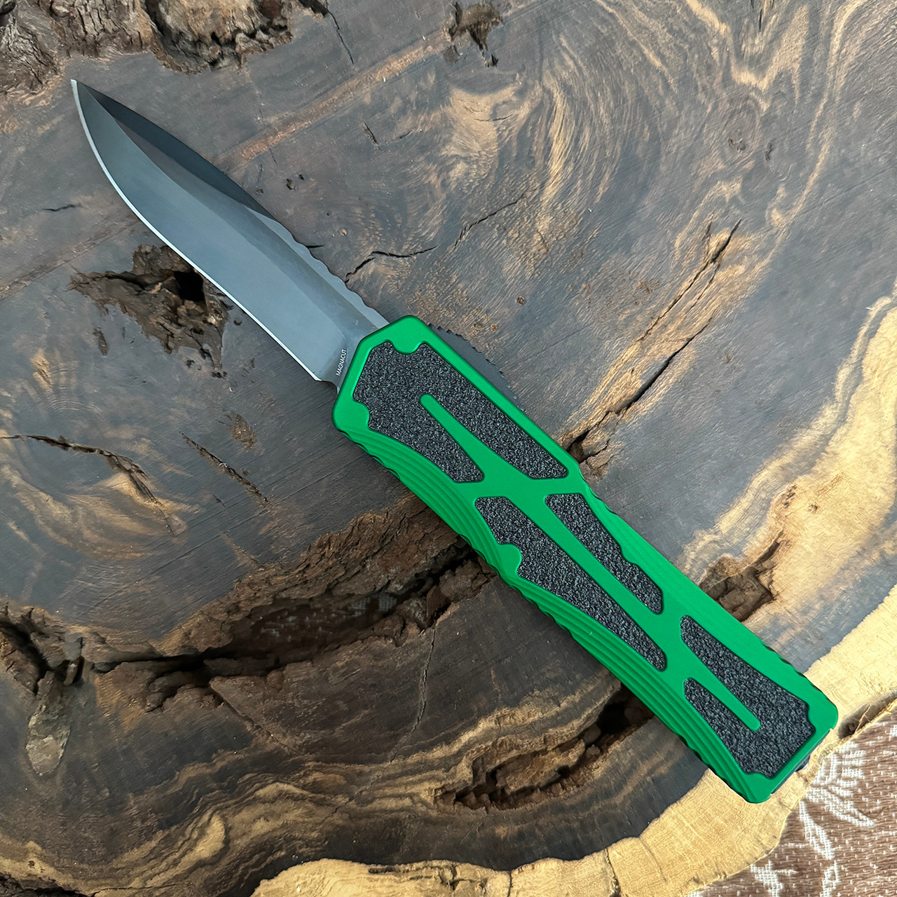 Heretic Knives Colossus Recurve Toxic Green DLC H042-6A-TXGRN
