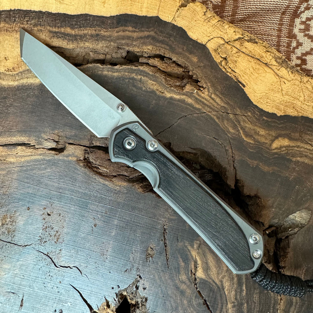 Chris Reeve Small Sebenza 31 Titanium Frame Lock Folder Bog Oak