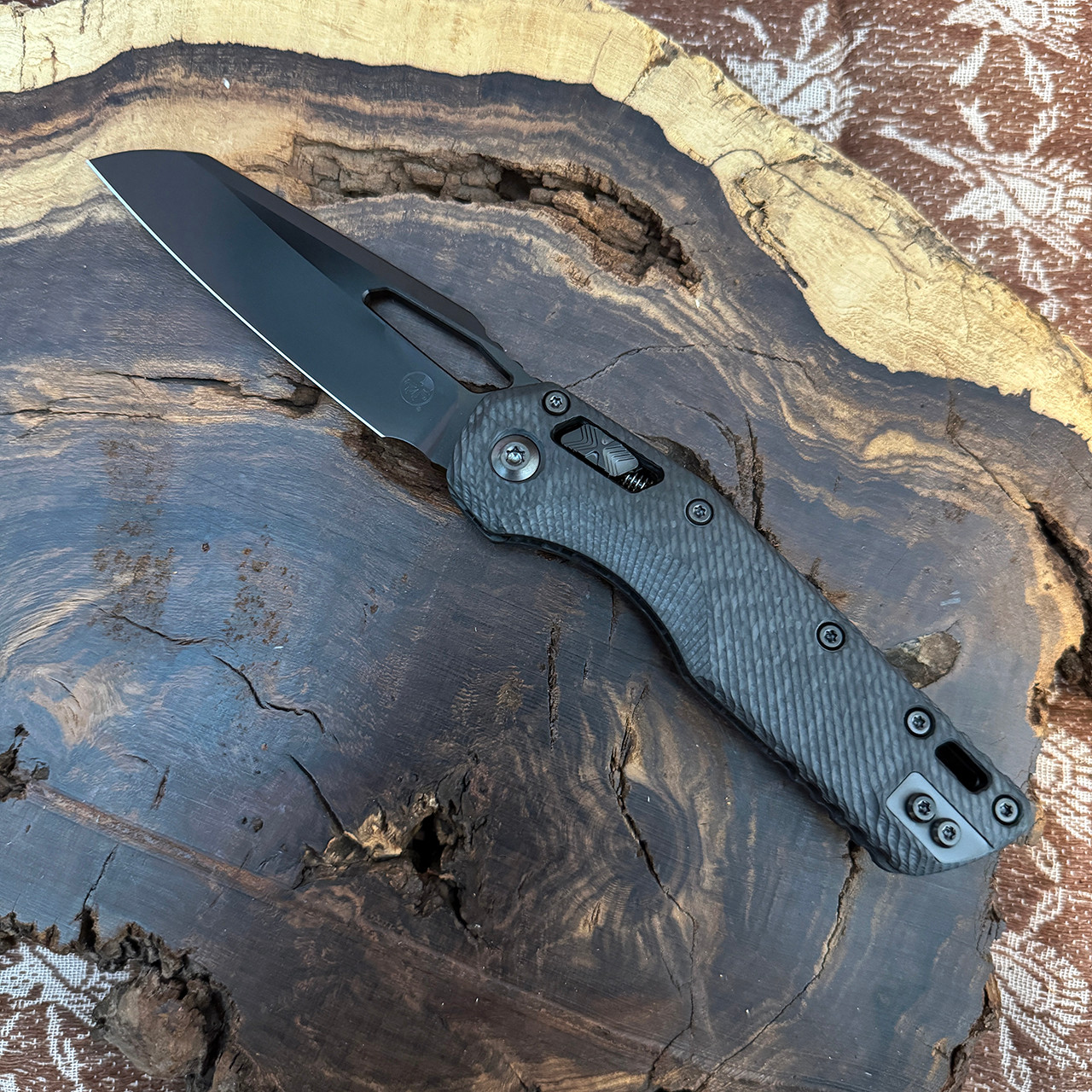 Microtech MSI RAM-LOK S/E Fluted Carbon Fiber DLC Standard w/ DLC