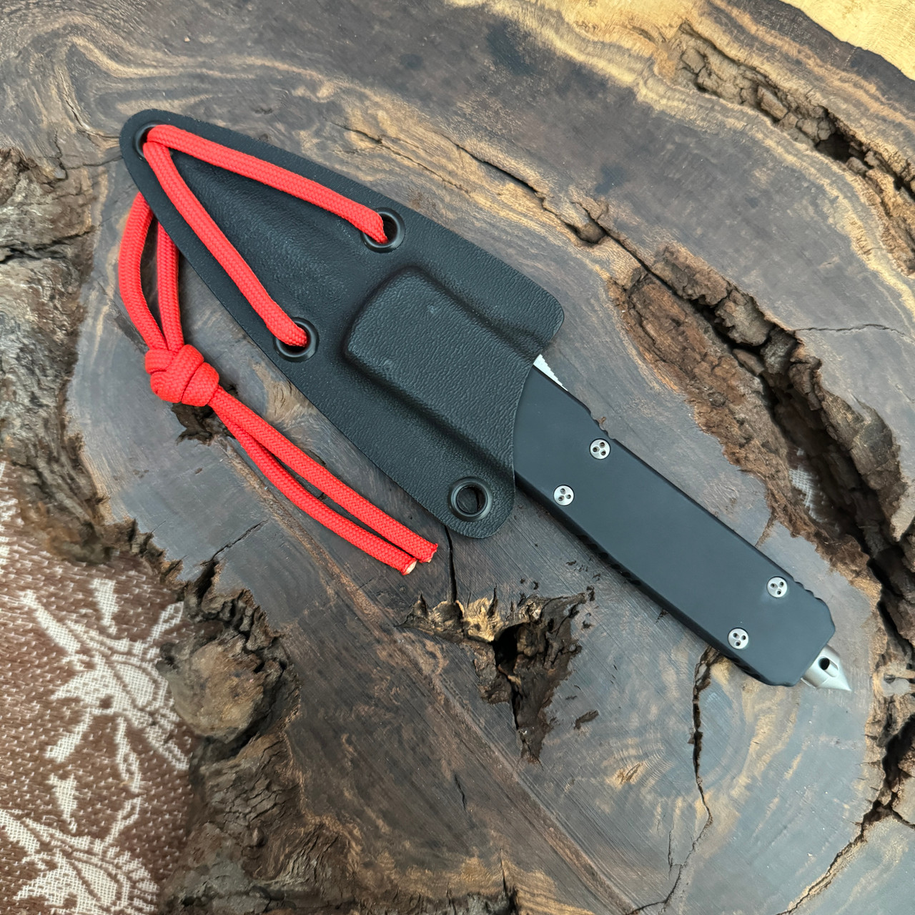 Microtech Venom Microtech Venomtech OTF Auto D/E Black Stonewash Standard VT-10 (Pre ...