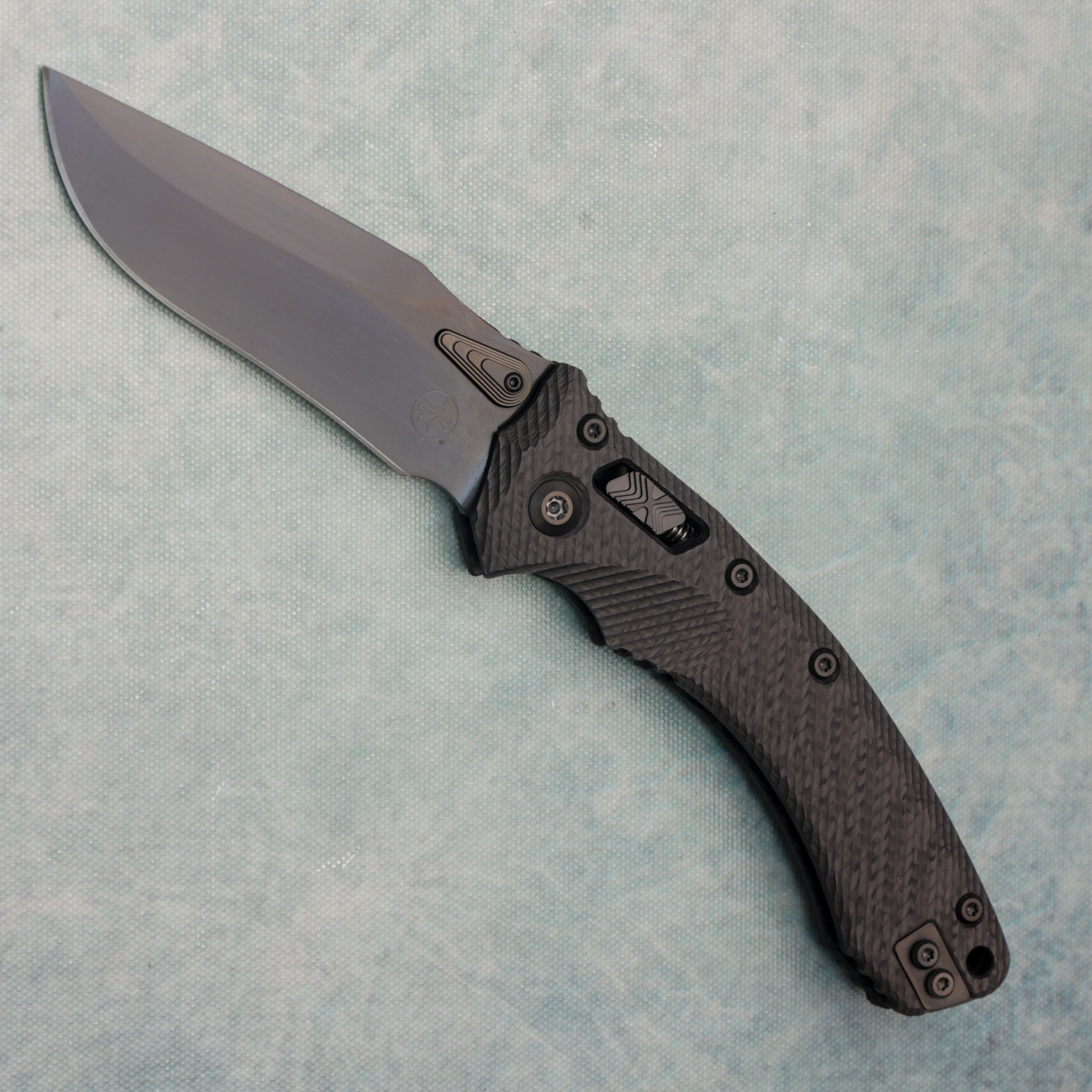 Microtech Amphibian RAM-LOK S/E Fluted Carbon Fiber DLC Standard 