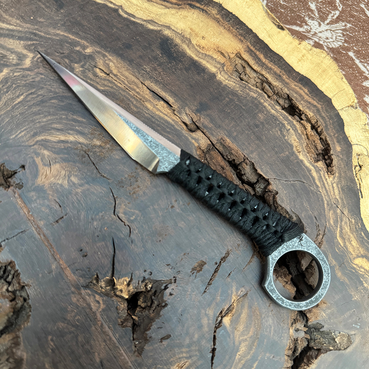 Bastinelli Creations Custom G.I. Custom Engraved Black Tsuka Wrap