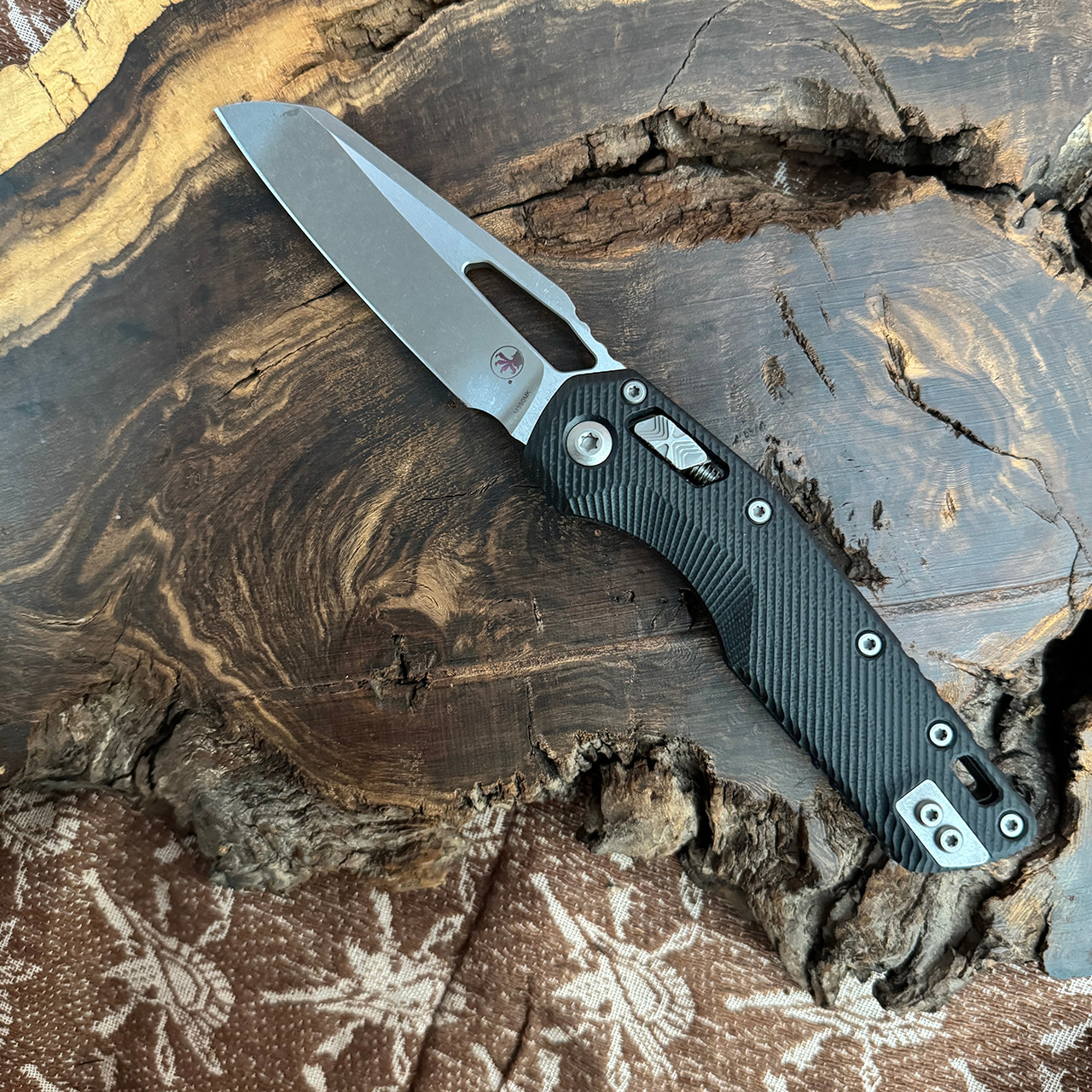 Microtech MSI RAM-LOK Fluted Black G-10 Handle Apocalyptic