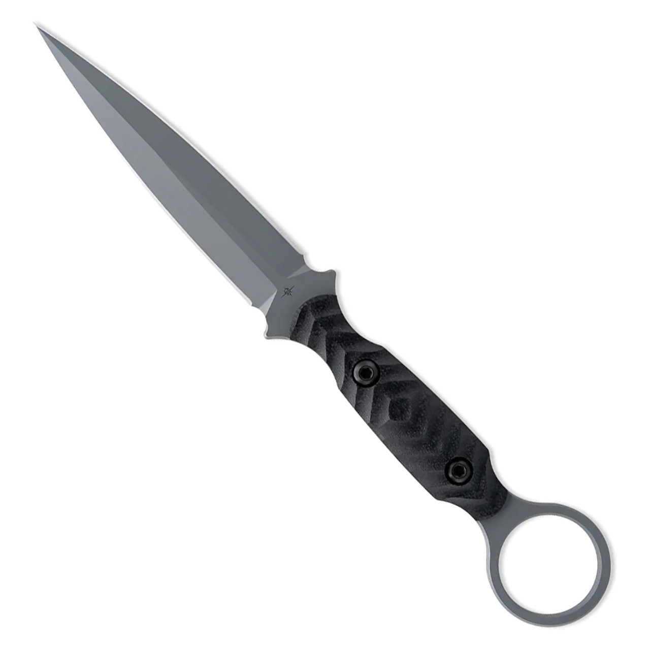 Toor Knives Specter R Dagger Fixed Blade Black G10 Handle Phantom Grey ...