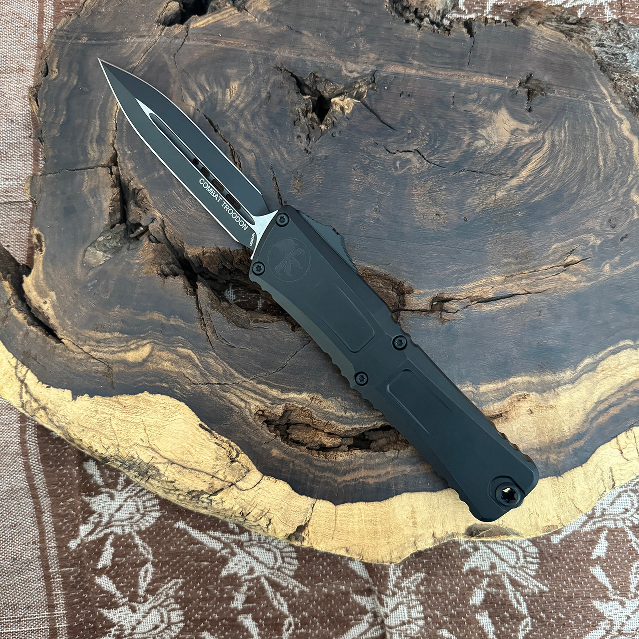 Microtech Combat Troodon D/E Gen III Black Tactical Standard 1142-1T ...