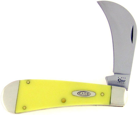 Case XX Hawkbill Yellow Delrin 00023 American Edge Knives