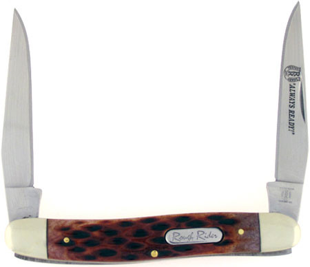 Rough Rider Muskrat Brown Jigged Bone 079 | American Edge Knives