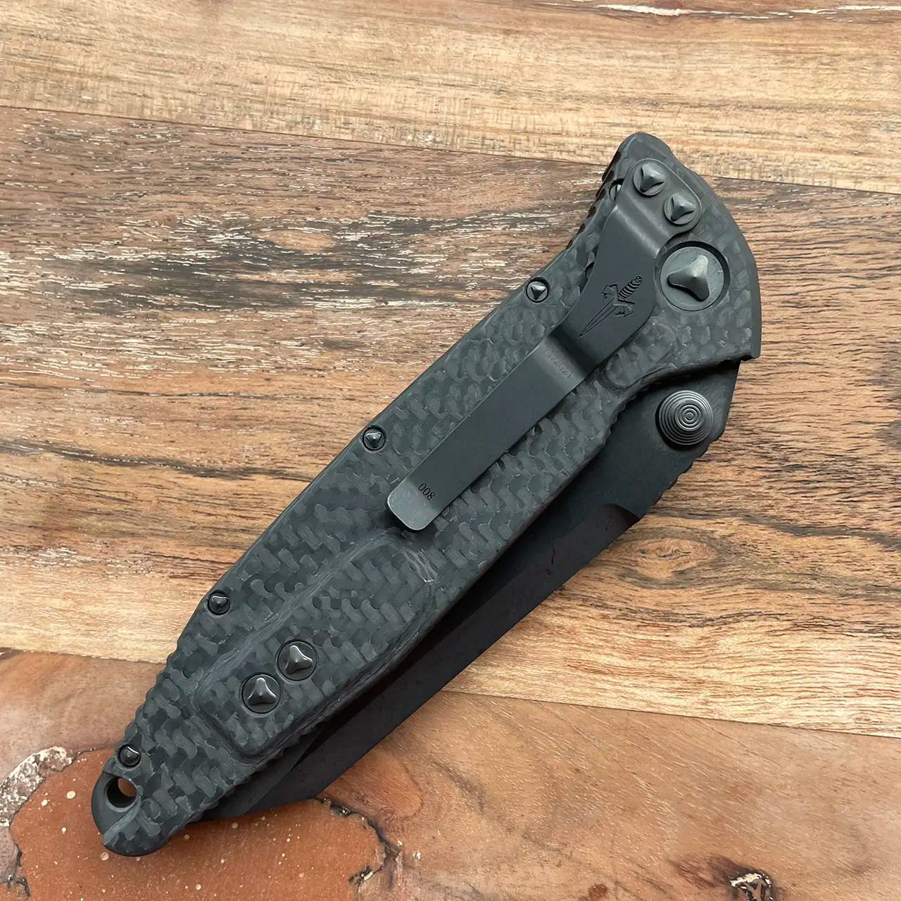 Marfione Custom Socom Elite Manual Warcom Carbon Fiber Scales w/ DLC
