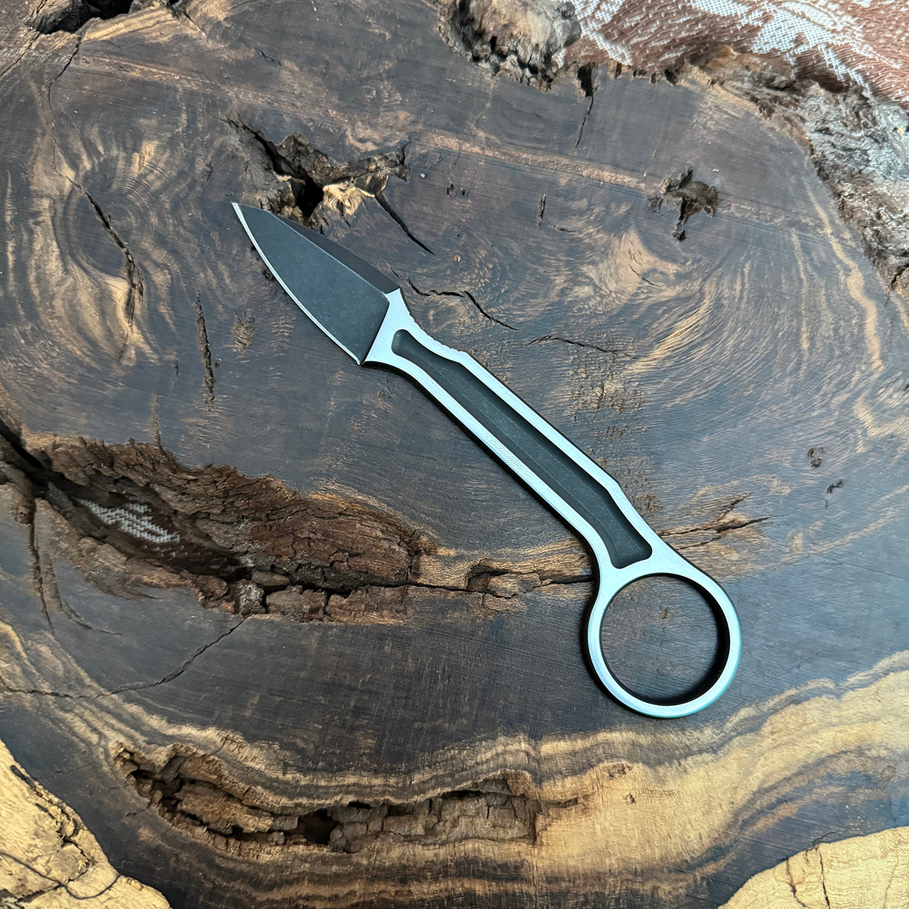 Bastinelli Creations Spade Fixed Blade Custom Satin Finish American