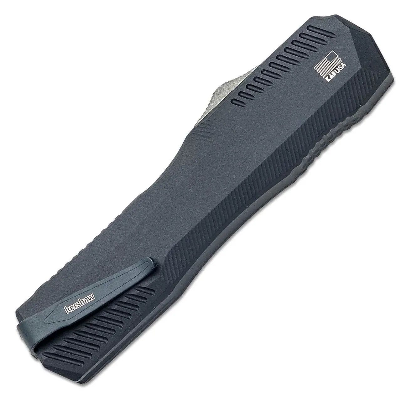 Kershaw Livewire Automatic Aluminum Handle Satin Blade 9000 American