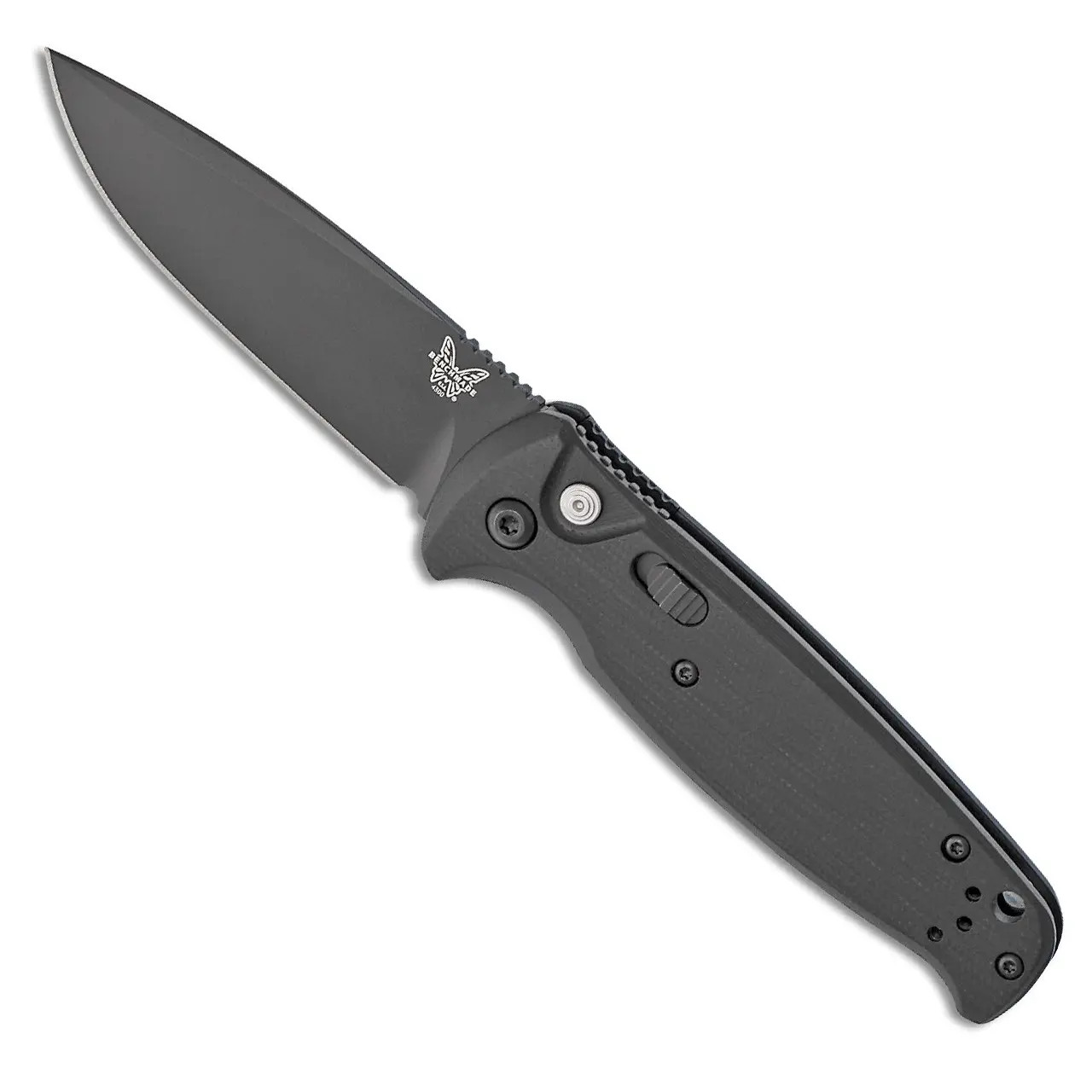 Benchmade CLA Auto Black G10 Handle Black Blade 4300BK American Edge
