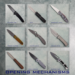 Common Knife Opening Mechanisms: A Guide for Collectors and Everyday Carriers