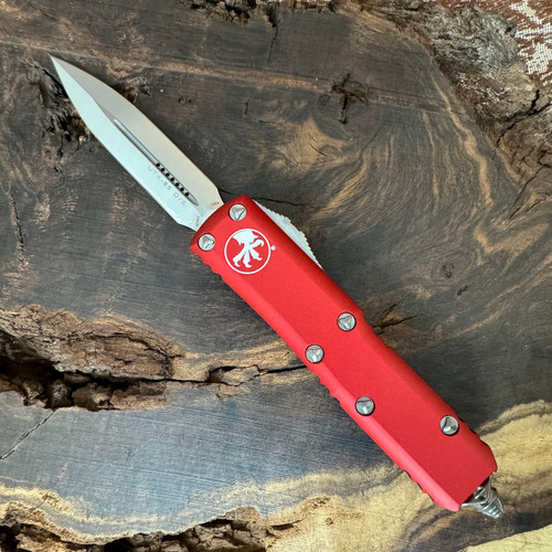 Microtech UTX-85 D/E Red Satin Standard 232-4RD
