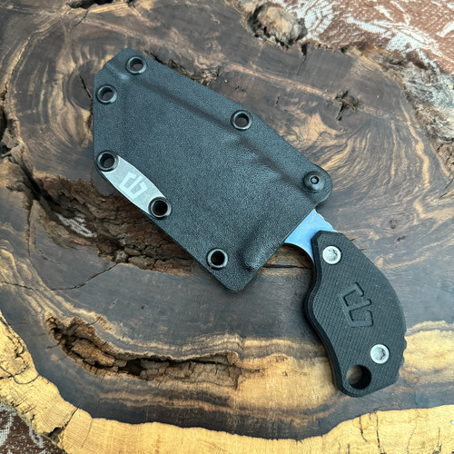 Blackside Customs Strider Knives SLCC Fixed Blade Tanto Black G10 ...
