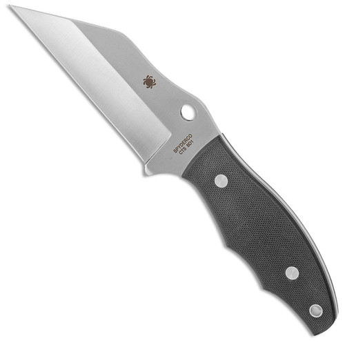 Spyderco Ronin 2 Fixed Blade Black G10 Handles Satin CTS-BD1 Blade FB09GP2
