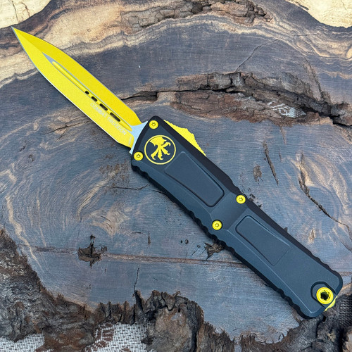 Microtech Combat Troodon D/E Gen III Yellow Standard 1142-1YWSK