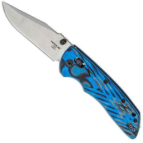 Hogue Deka ABLE Lock Blue Lava G10 Handle Tumbled 20CV Blade 24273