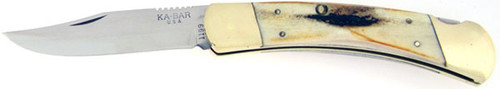 Ka-Bar Lock Back Hunter Genuine Stag 1199