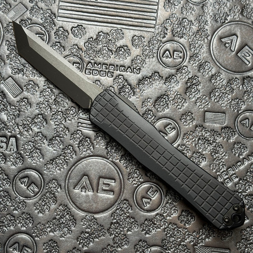 Heretic Knives Manticore X Tanto Black Tactical Frag Handle DLC Standard Blade H031F-6A-T