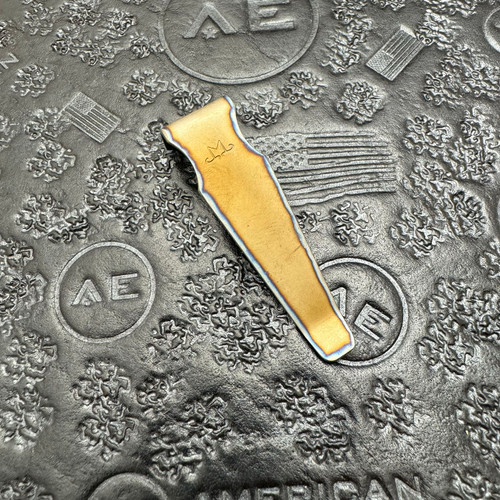 Maverick Customs Pocket Clip for Microtech Large OTF Flamed Titanium