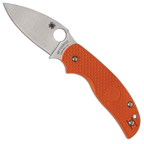 Spyderco Sage 5 Compression Lock Burnt Orange G10 Handles Satin