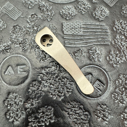 Lynch NW Spyderco Paramilitary 2 Right Hand Clip Stonewash CL-PM2-RT-STO