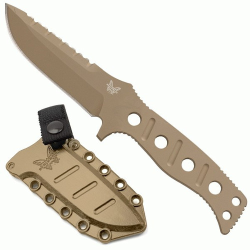 Benchmade Siebert Fixed Adamas Desert Sand 375SN