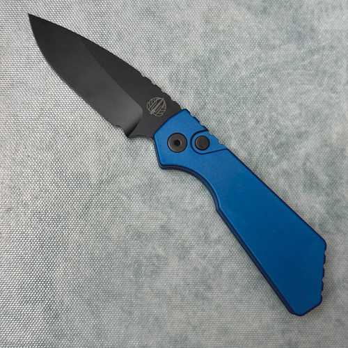 Pro-Tech Strider PT+ Auto Solid Blue Handle DLC Magnacut Blade PT203-BLUE