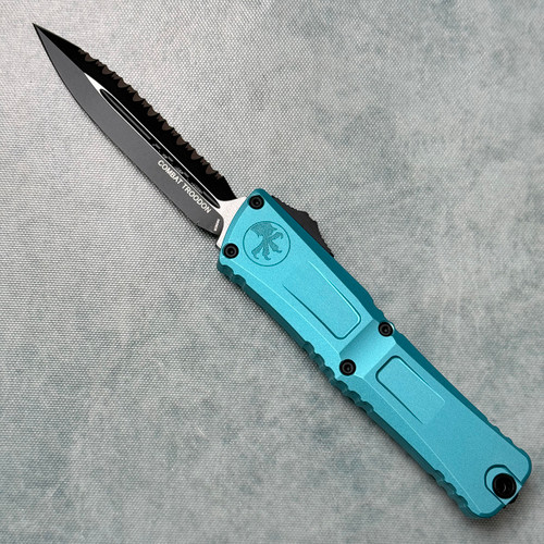Microtech Combat Troodon D/E Gen III Turquoise Full Serrated 1142-3TQ