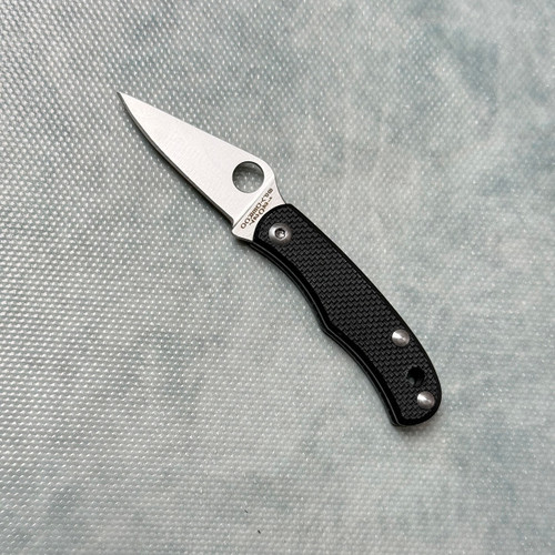 Spyderco Bug Micro Slip Joint Red G10 Handles Satin Blade C133GRDP
