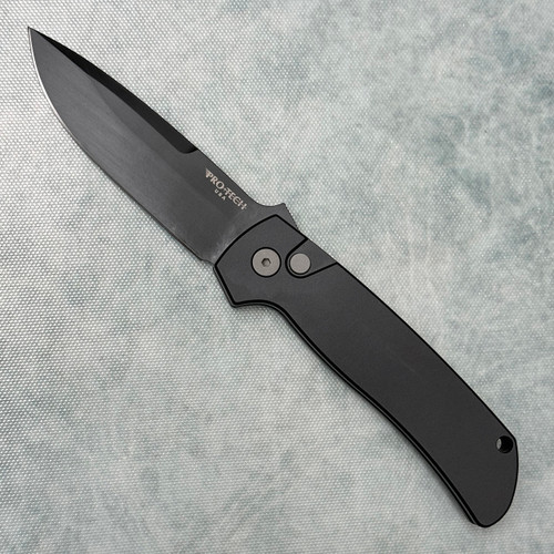Pro-Tech Terzuola ATCF Auto Solid Black Handle DLC 154CM Blade BT2603