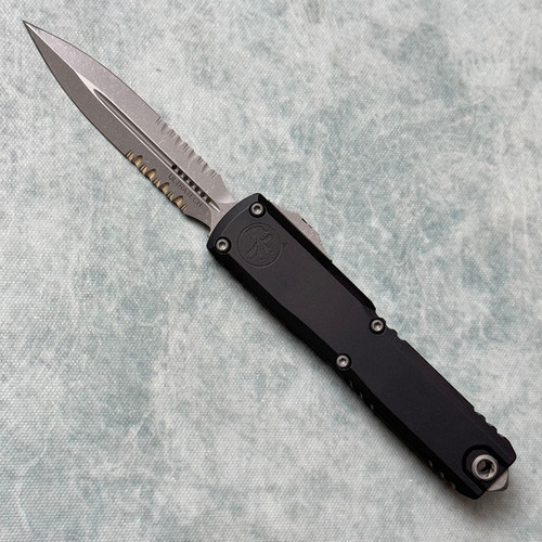 Microtech Ultratech Gen III ZBP D/E Black Handle Apocalyptic