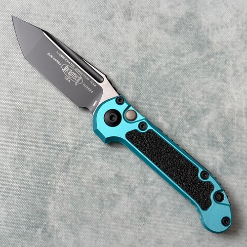 Microtech LUDT T/E Gen III Turquoise Black Standard 1136-1TQ