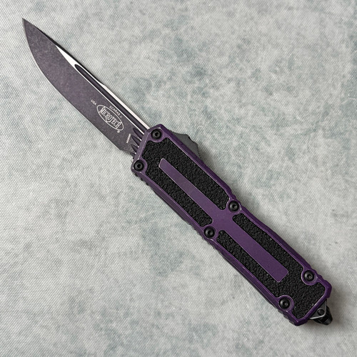 Microtech Scarab II Generation III S/E Weathered Purple Standard 1278-1WPU
