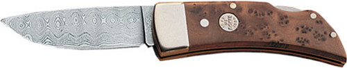 Boker Lock Back Thuya Wood Damascus 1004DAM