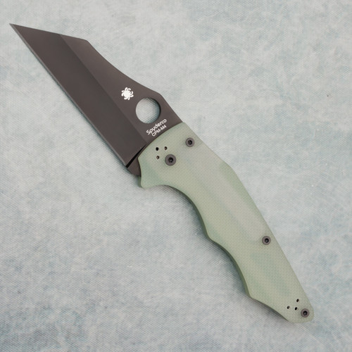 Spyderco Yojumbo Compression Lock Natural G-10 Handle DLC M4 Blade C253GM4PBK (Pre-owned)