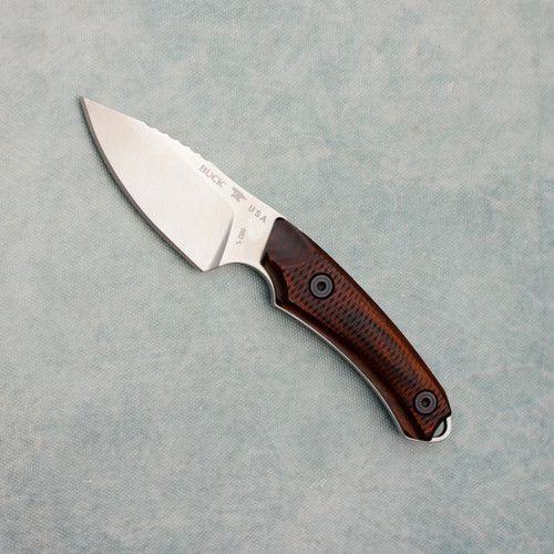 Buck 192 Vanguard Fixed Blade Walnut Handle Satin Blade Heritage