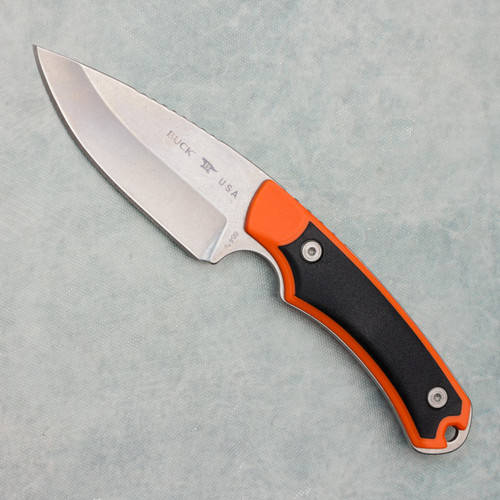 Buck 662 Alpha Scout Fixed Blade Orange GFN Handles w/ Versaflex