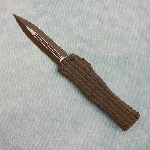 Microtech Hera Hellhound Frag Chocolate Brown Cerakote Standard