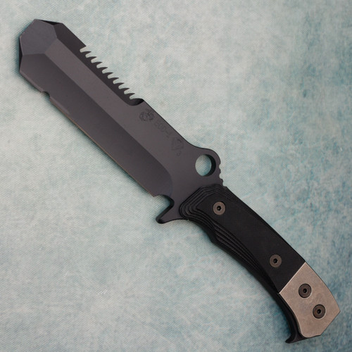 Medford USMC Fighter Fixed Blade Multi Layer G10 Handles DLC S35VN
