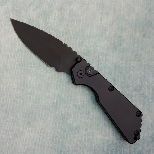 Pro-Tech Strider SnG Auto Operator Series Solid Black Tactical Handle DLC Blade Tritium Button Sterile 2403-OP (Consignment)