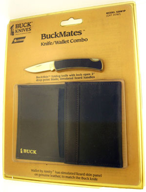 Buck 529 BuckMate Lock Back Wallet Combo