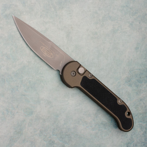 Microtech LUDT Gray Handles w/ Kraton Inlays Bead Blast Blade Vintage 1996 Model