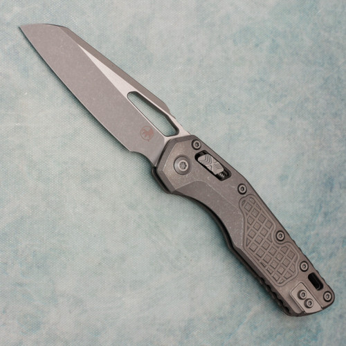 Microtech Marfione Select MSI RAM-LOK Apocalyptic Titanium Handle