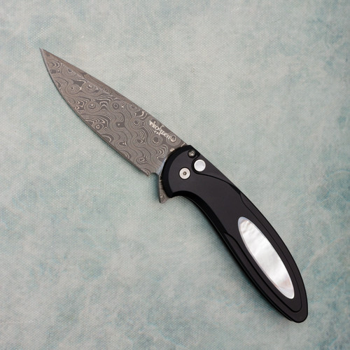 Pro-Tech Cambria 2 Flipper Button Lock Black aluminum Handles w