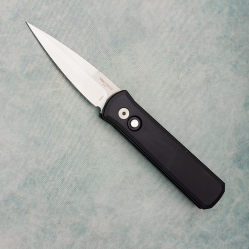 新品 ベイトフィネス オフセットガングリップ /BLACK Edition Pro-Tech Large Don Black Handles Satin Blade Pearl Button 1921-MOP